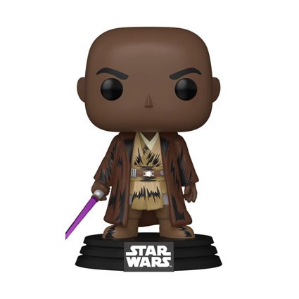 Figurine Funko Pop Star Wars Mandalorian et Grogu Mace Windu Retro Boutique Geneve Suisse