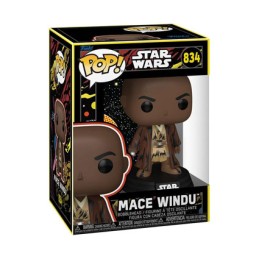 Figurine Funko Pop Star Wars Mandalorian et Grogu Mace Windu Retro Boutique Geneve Suisse