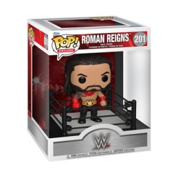 Figurine Funko Pop Deluxe Catch WWE Roman Reigns dans le Ring Boutique Geneve Suisse