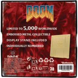 Figurine FaNaTtiK Doom Réplique Floppy Disk Plaqué Or Edition Limitée Boutique Geneve Suisse