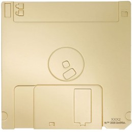 Figurine FaNaTtiK Doom Réplique Floppy Disk Plaqué Or Edition Limitée Boutique Geneve Suisse