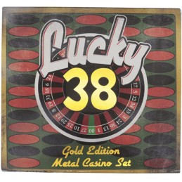 Figurine FaNaTtiK Fallout New Vegas Réplique Lucky 38 Imitation Or Casino Set Edition Limitée Boutique Geneve Suisse