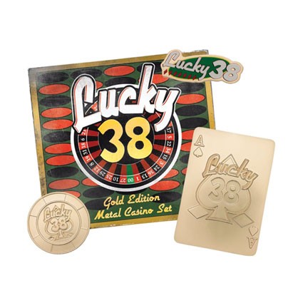 Figur FaNaTtiK Fallout New Vegas Replica Lucky 38 Imitation Gold Casino Set Limited Edition Geneva Store Switzerland