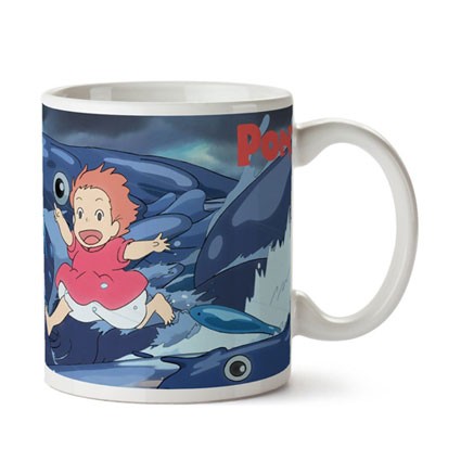 Figurine Semic Ponyo sur la Falaise mug Vagues Boutique Geneve Suisse
