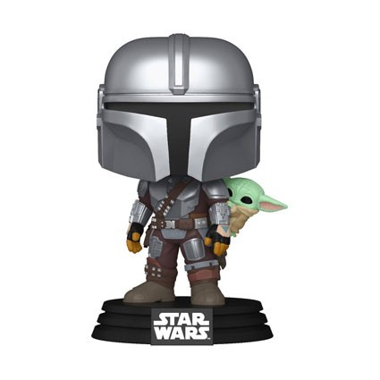 Figurine Funko Pop Star Wars Le Mandalorian et Grogu Le Mandalorian avec Grogu Boutique Geneve Suisse