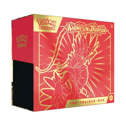 Figur Pokémon Company International German Version Pokémon KP01 Karmesin und Purpur Koraidon Top Trainer Box Geneva Store Swi...