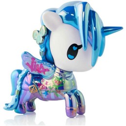 Figur Tokidoki Unicorno Blue Mayhem Jinx by Tokidoki x Arcane Limited Edition Geneva Store Switzerland