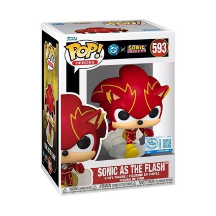 Figur Funko Pop Heroes DC x Sonic The Hedgehog Sonic as The Flash Limited Edition Geneva Store Switzerland