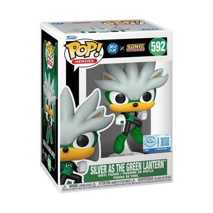 Figuren Funko Pop Heroes DC x Sonic The Hedgehog Silver as The Green Lantern Limitierte Auflage Genf Shop Schweiz