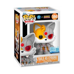 Figurine Funko Pop Heroes DC x Sonic The Hedgehog Tails as Cyborg Edition Limitée Boutique Geneve Suisse