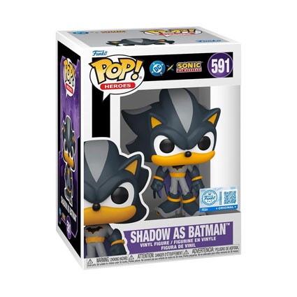 Figur Funko Pop Heroes DC x Sonic The Hedgehog Shadow as Batman Limited Edition Geneva Store Switzerland