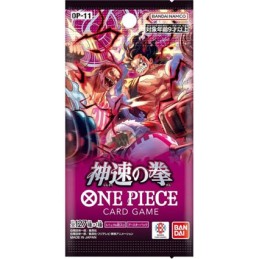 Figuren Bandai One Piece OP-11 A Fist of Divine Speed Booster Pack Japanische Version Genf Shop Schweiz