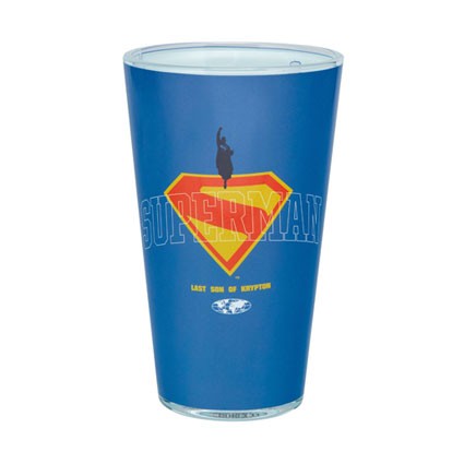 Figur Paladone DC Comics Superman Beer Glass Pint Geneva Store Switzerland