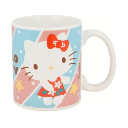 Figuren Stor Sanrio Mug Cute Hello Kitty Red Dress Genf Shop Schweiz