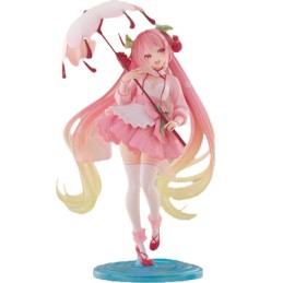Figur Taito Hatsune Miku AMP Newley Written Sakura Miku Sakura Dress Geneva Store Switzerland