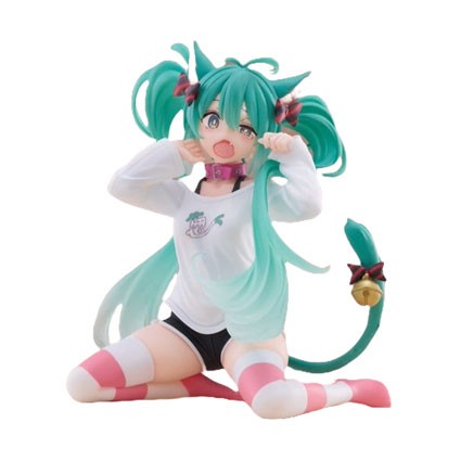Figuren Taito Hatsune Miku Desktop Cute Hatsune Miku Cat Ear T-Shirt Genf Shop Schweiz