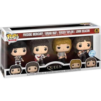 Figurine Funko Pop Rock Queen Movies 4-Pack Edition Limitée Boutique Geneve Suisse