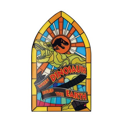 Figur FaNaTtiK Jurassic Park Ingot Stained Glass Style Metal Geneva Store Switzerland