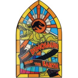 Figur FaNaTtiK Jurassic Park Ingot Stained Glass Style Metal Geneva Store Switzerland