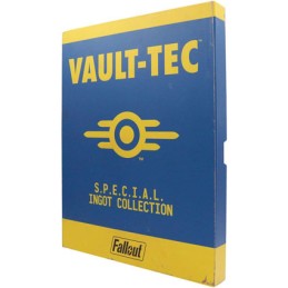 Figuren FaNaTtiK Fallout Metallbarren mit Album S.P.E.C.I.A.L. Perk Card Collector’s Album Genf Shop Schweiz