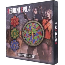 Figur FaNaTtiK Resident Evil 4 Replica Church Puzzle Medallion Set Geneva Store Switzerland