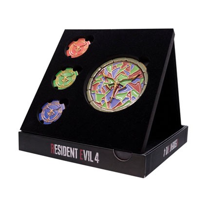 Figur FaNaTtiK Resident Evil 4 Replica Church Puzzle Medallion Set Geneva Store Switzerland