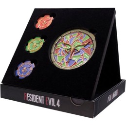 Figur FaNaTtiK Resident Evil 4 Replica Church Puzzle Medallion Set Geneva Store Switzerland