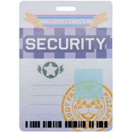 Figur FaNaTtiK Five Nights at Freddy's Replica Security Badge Antique Brass Limited Edition Geneva Store Switzerland