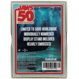 Figur FaNaTtiK Jaws Ingot 50th Anniversary Poster Limited Edition Geneva Store Switzerland