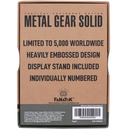 Figuren FaNaTtiK Metal Gear Solid 2 Metallbarren Snake Limitierte Auflage Genf Shop Schweiz