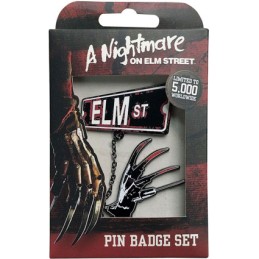 Figur FaNaTtiK Nightmare on Elm Street Pin Badge 2-Pack Geneva Store Switzerland