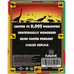 Figur FaNaTtiK Jurassic Park Replika Necklace with Amber Pendant Limited Edtiton Geneva Store Switzerland