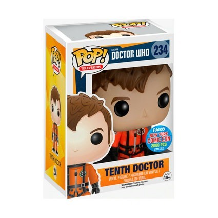 Figur Funko Pop NYCC 2015 Dr. Who Tenth Doctor Spacesuit Edition Limitée Geneva Store Switzerland