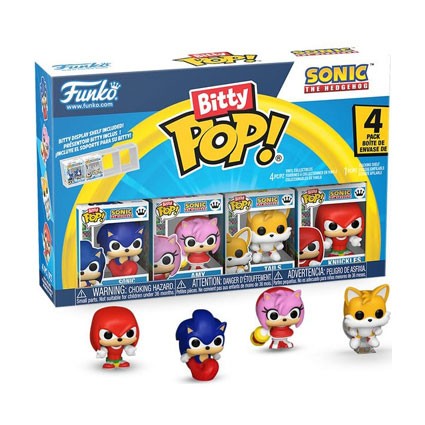 Pop Bitty Sonic The Hedgehog 4-Pack