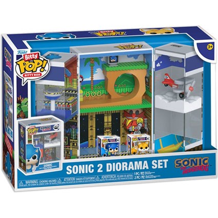 Pop Bitty Box Sonic 2 Diorama Set