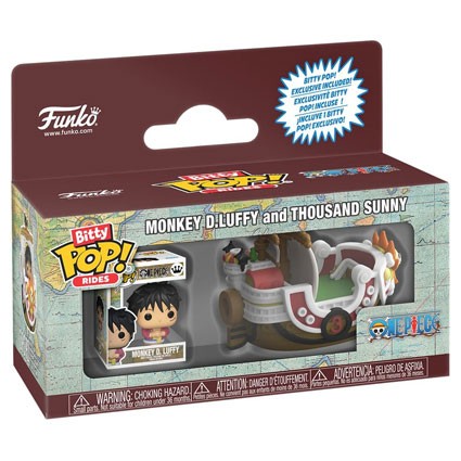 Pop Bitty Ride One Piece Thousand Sunny mit Luffy
