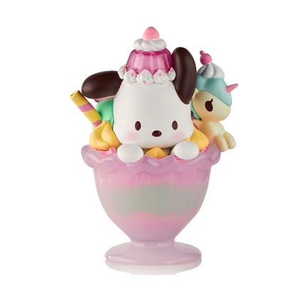 Figurine Tokidoki Hello Kitty et Friends Window Box Fast Food Pochacco Pink Unicorn Sundae Boutique Geneve Suisse