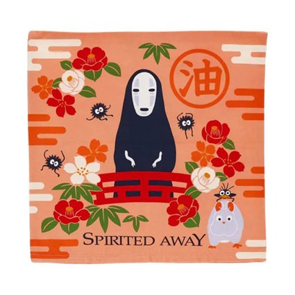 Figur Studio Ghibli Spirited Away Natsu Cushion Cover No Face and Flowers Geneva Store Switzerland