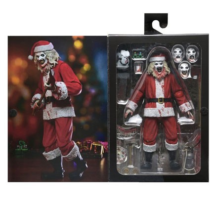 Figurine Neca Terrifier 3 figurine Ultimate Santa Suit Art the Clown Bloody Version Boutique Geneve Suisse