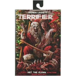 Figurine Neca Terrifier 3 figurine Ultimate Santa Suit Art the Clown Bloody Version Boutique Geneve Suisse