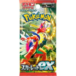 Figurine Pokémon Company International Carte Pokémon en Japonais 1 Boosterpack Scarlet ex (sv1S) Boutique Geneve Suisse