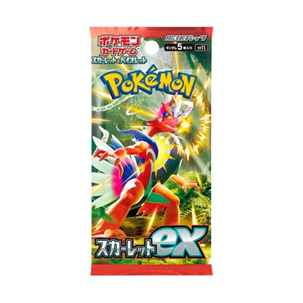 Figurine Pokémon Company International Pokémon Japanese Cards 1 Boosterpack Scarlet ex (sv1S) Boutique Geneve Suisse