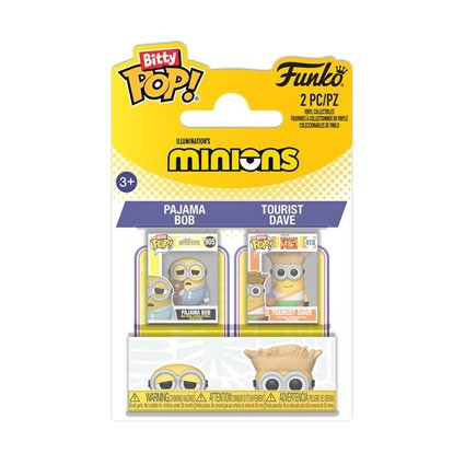 Figur Funko Pop Bitty Minions Pajama Bob and Tourist Dave 2-Pack Geneva Store Switzerland