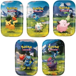 Figur Pokémon Company International Pokémon ME02.5 Héros Transcendants 5 x Mini Tin Set Französisch Geneva Store Switzerland