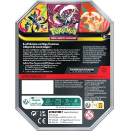 Figurine Pokémon Company International Pokémon Mega Puissances 2 ex Tin Set Französisch Boutique Geneve Suisse