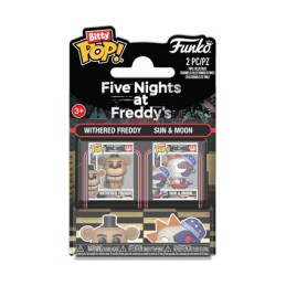Figurine Funko Pop Bitty Five Nights at Freddy's Withered Freddy und Sun und Moon 2-Pack Boutique Geneve Suisse