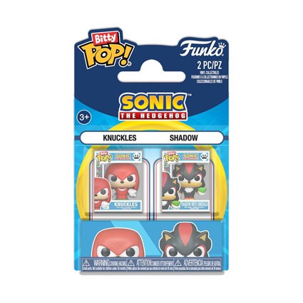 Figurine Funko Pop Bitty Sonic the Hedgehog Knuckles und Shadow 2-Pack Boutique Geneve Suisse