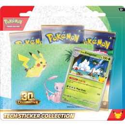 Figurine Pokémon Company International Pokémon Tech Sticker Collection 30. Geburtstag Englische Version Boutique Geneve Suisse