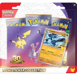 Figurine Pokémon Company International Pokémon Tech Sticker Collection 30. Geburtstag Englische Version Boutique Geneve Suisse