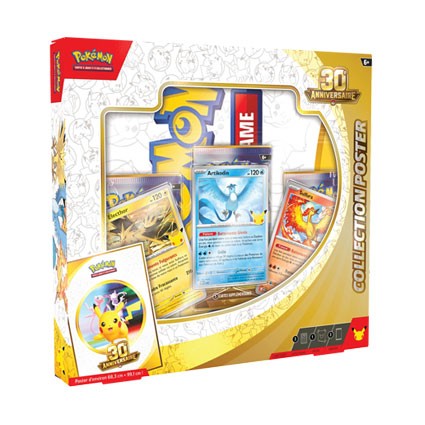 Figurine Pokémon Company International Pokémon Poster Collection 30. Geburtstag Französische Version Boutique Geneve Suisse